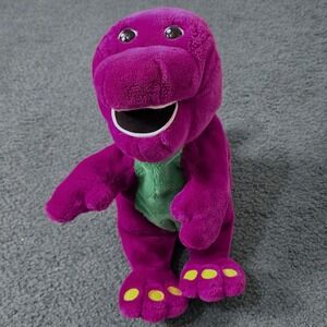 Barney Talking Singing Interactive Plush Toy Dino ActiMates 1997 Vintage Tested